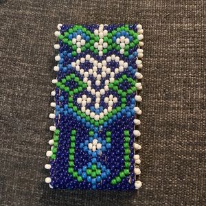 Hand beaded arm band  style bracelet